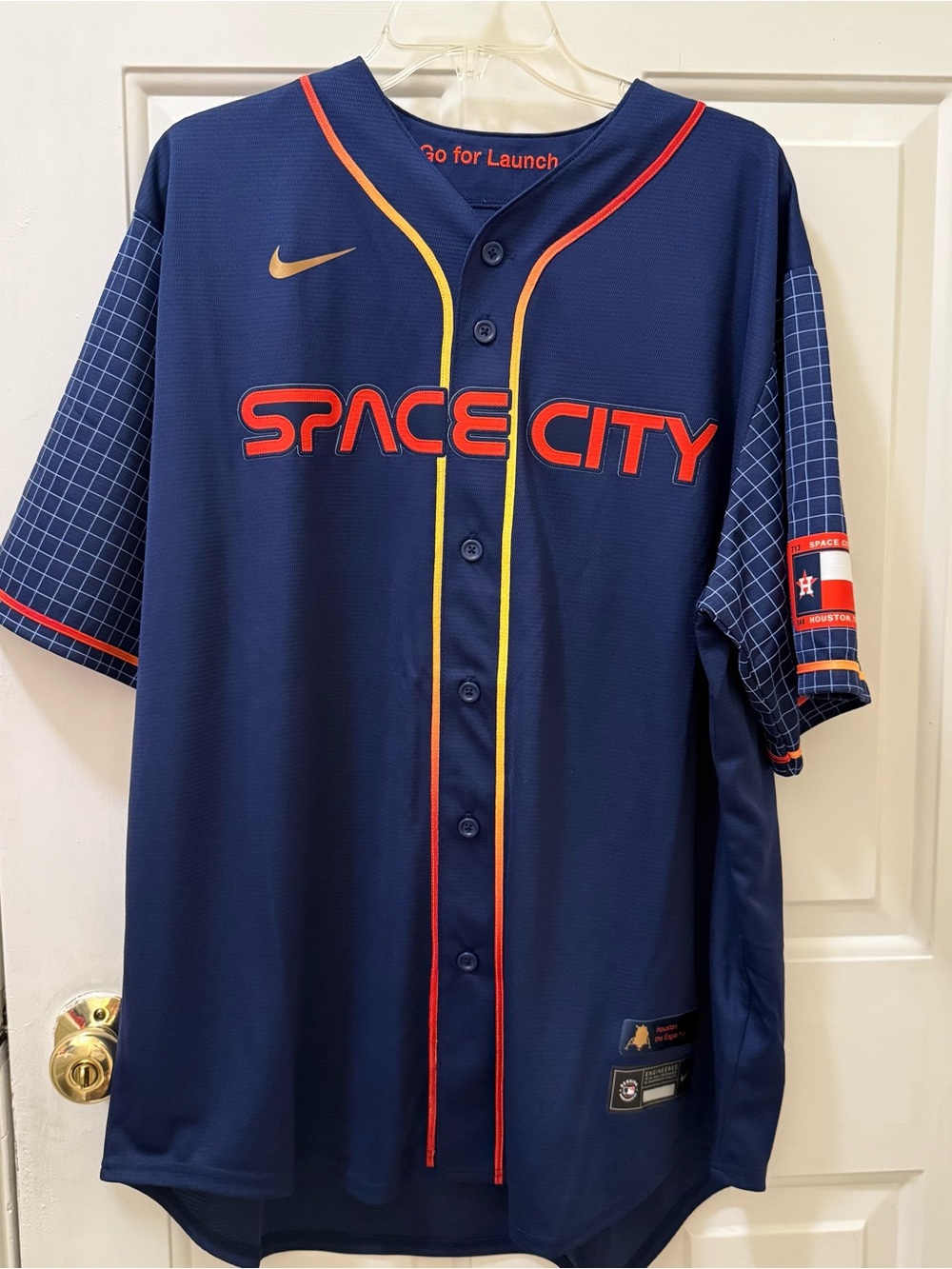 Nike Houston City Connect Space City Baseball Jersey